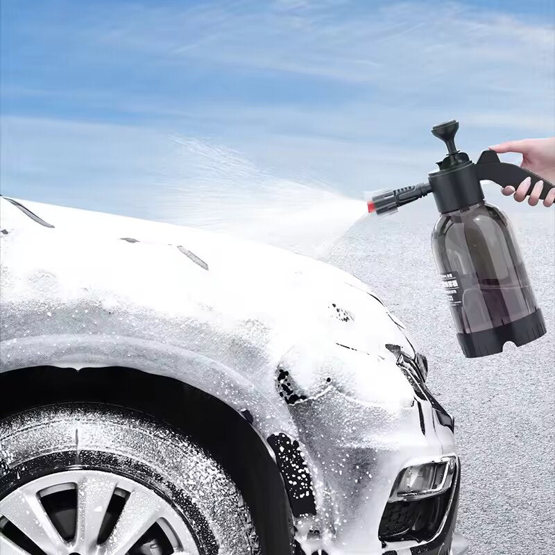 Hand Pump Foam Car Wash Sprayer Bottle, Air Pressure Car Sprayer
