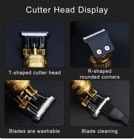 Metal Body Vintage T9 Hair Trimmer for Men