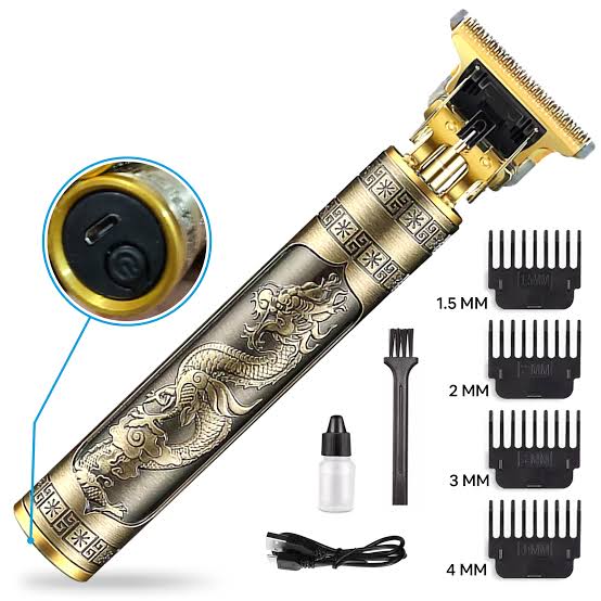 Metal Body Vintage T9 Hair Trimmer for Men