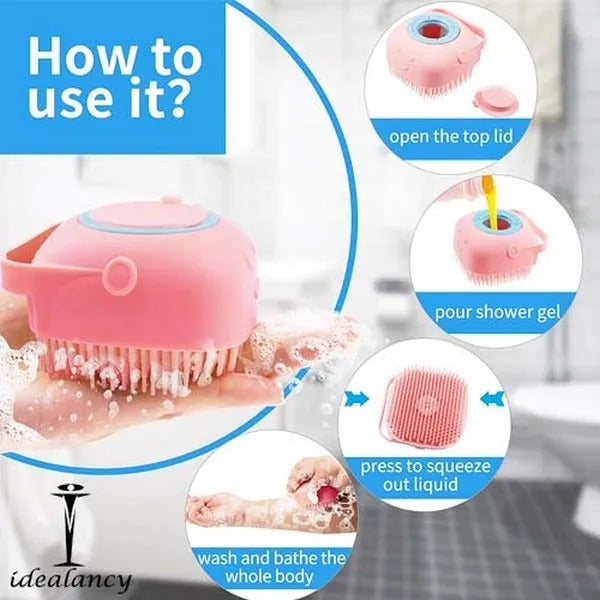 Silicone Bath Body Brush( Random Colour)