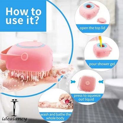 Silicone Bath Body Brush( Random Colour)