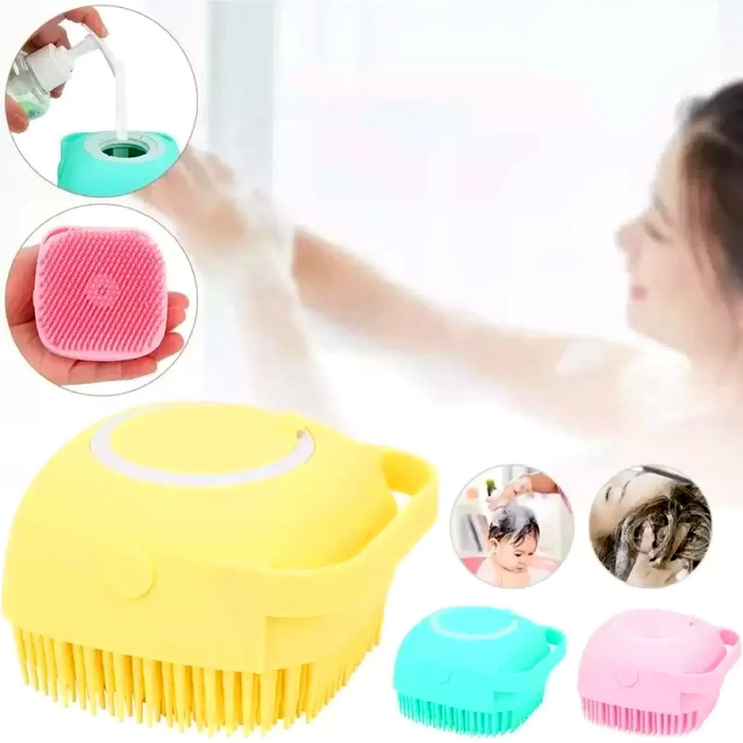 Silicone Bath Body Brush( Random Colour)