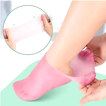 Silicon Moisturizing Gel Socks
