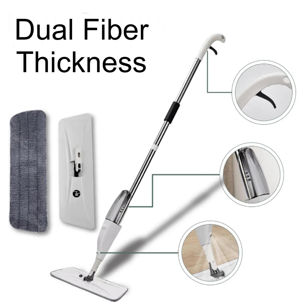 360 Rotating Spray Mop-Dual Fabric