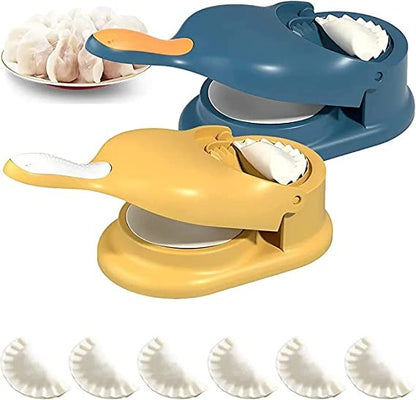 2-in-1 Manual Dumpling Maker & Dough Press Machine |