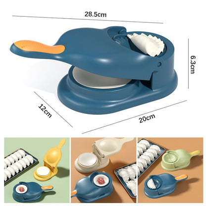 2-in-1 Manual Dumpling Maker & Dough Press Machine |