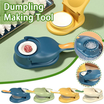 2-in-1 Manual Dumpling Maker & Dough Press Machine |