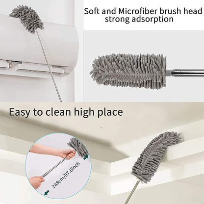 Grey Flexible Microfiber Duster